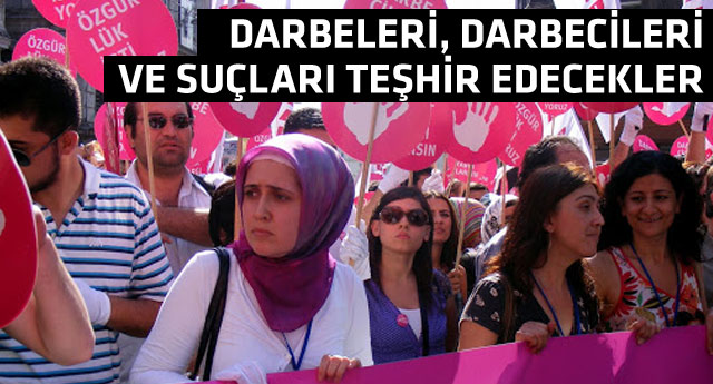 Darbelere karşı yürüyüşe çıktılar!