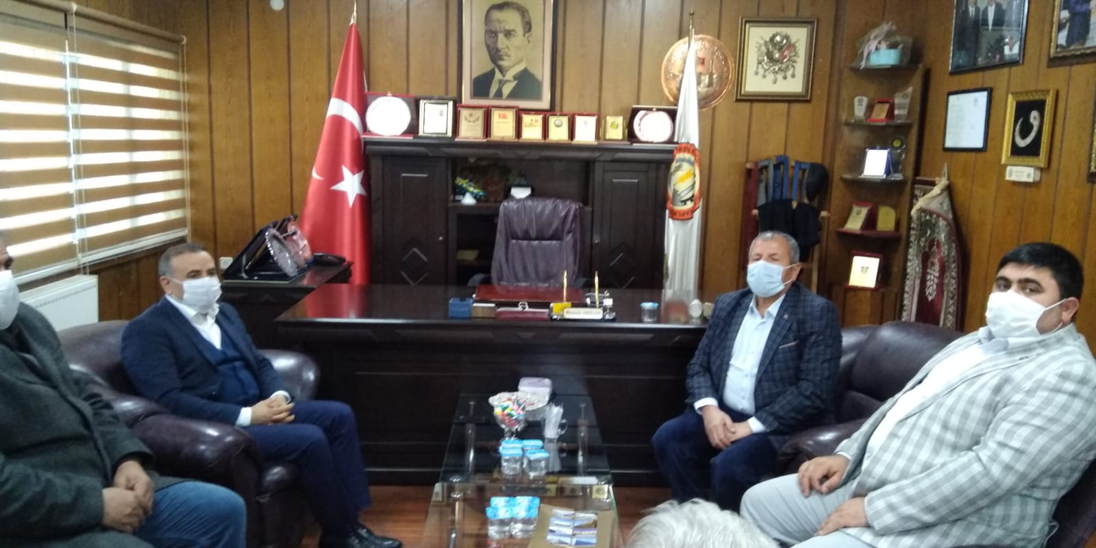 MOĞAL'DAN BAŞKAN ARSLAN'A ZİYARET