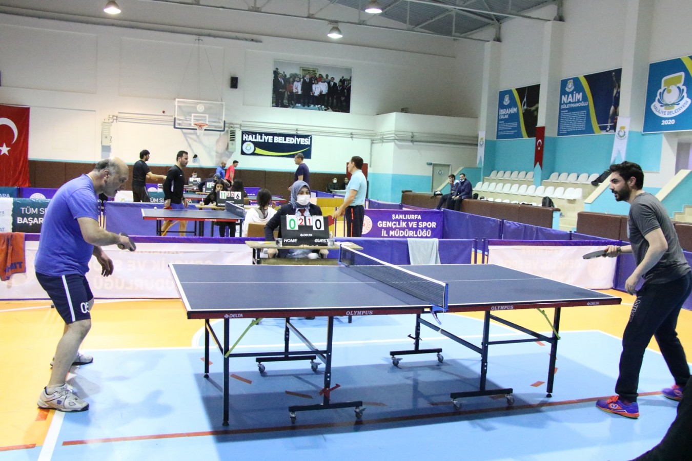 HALİLİYE BELEDİYESİ MASA TENİSİ LİGİ BAŞLADI