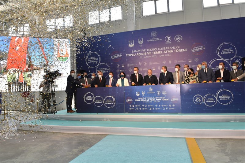 Şanlıurfa’da Valilik Koordinesinde Yapılan 13 Fabrikanın Açılışı Gerçekleştirildi