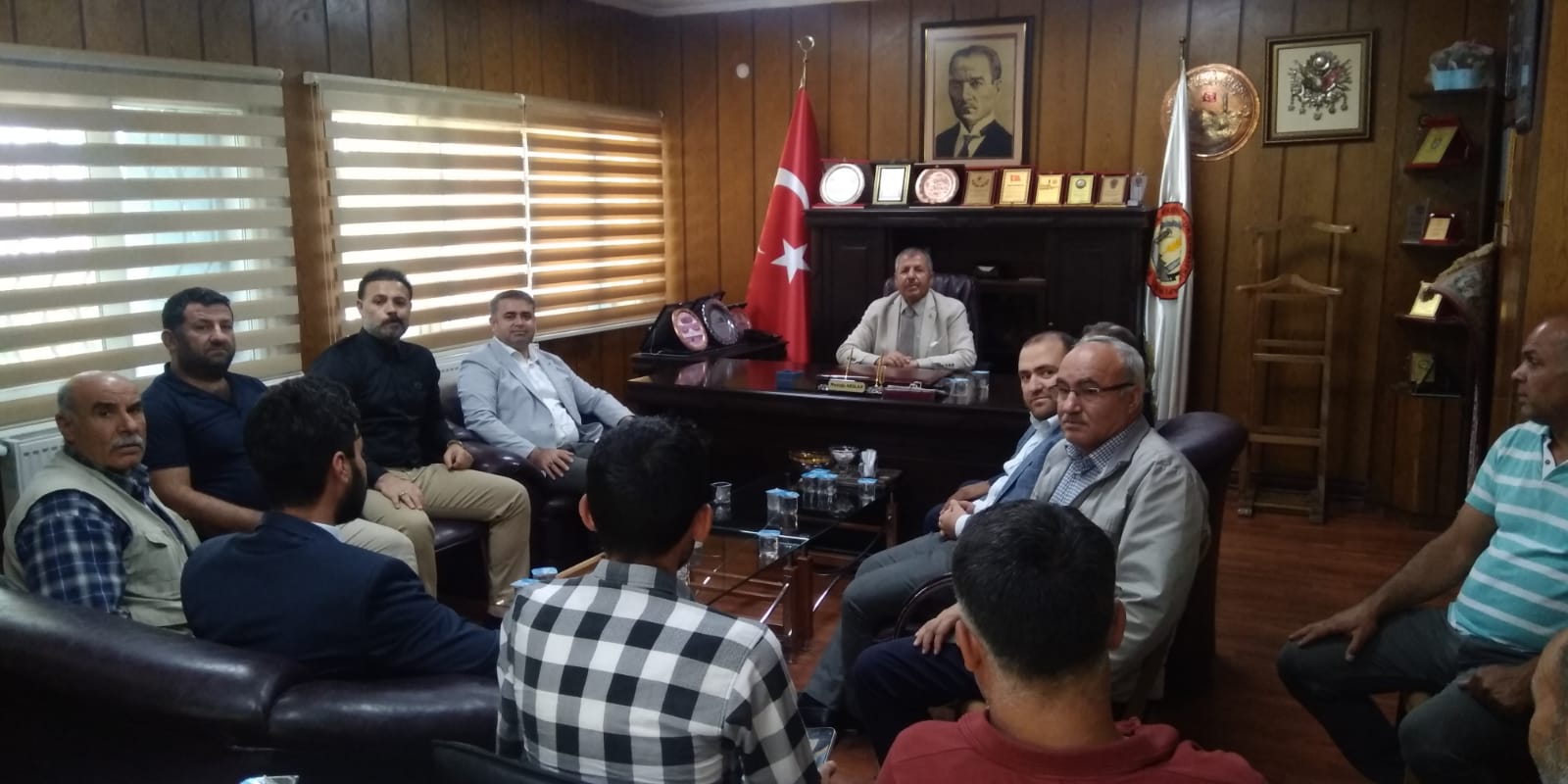 DEVA PARTİ'SİNDEN BAŞKAN MUSTAFA ARSLAN'A ZİYARET