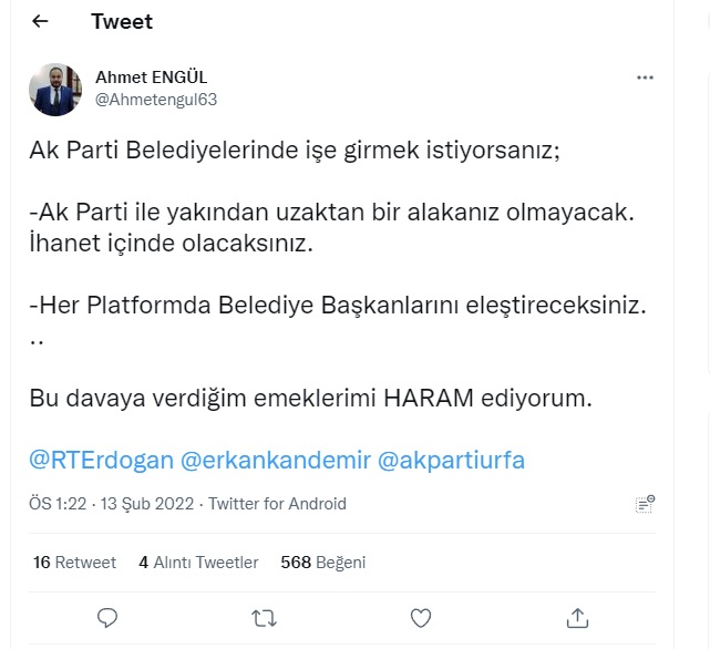 AHMET ENGÜL'DEN SERT TEPKİ..