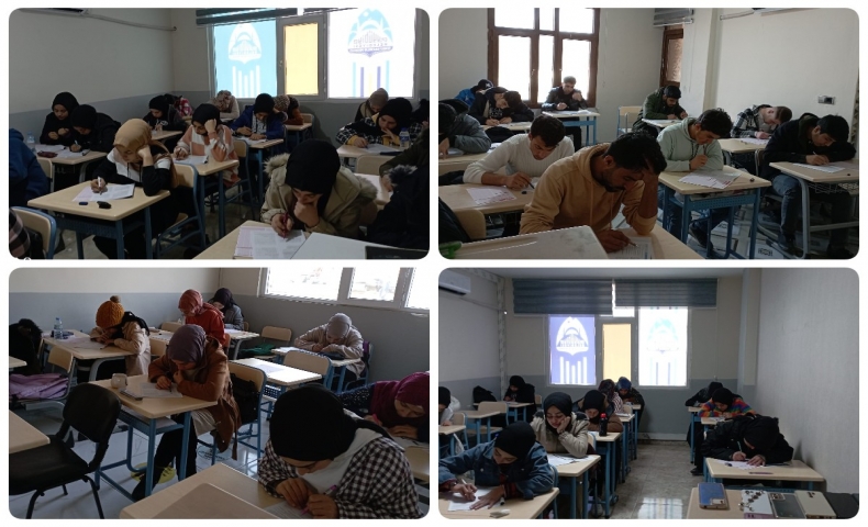 EYYÜBİYELİ GENÇLER ÜCRETSİZ DENEME SINAVINA KATILDI