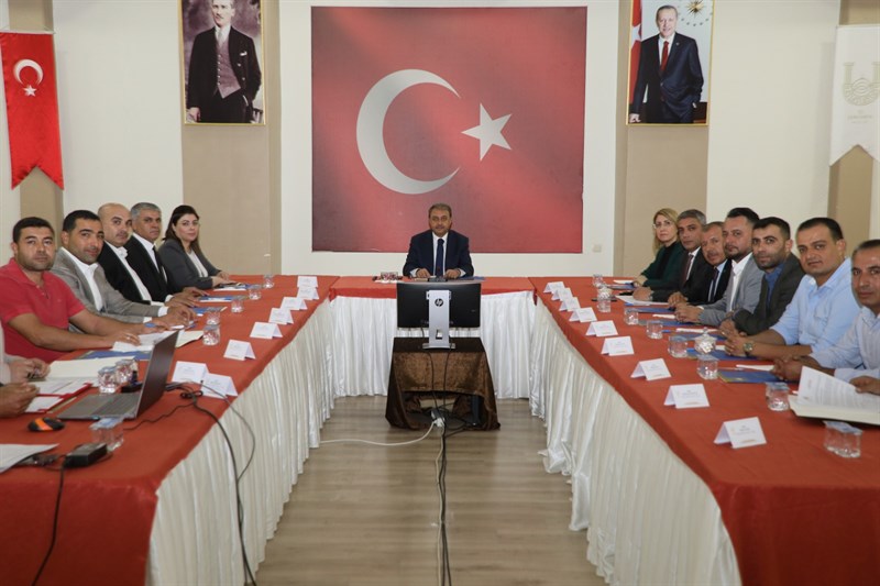 OSB MÜTEŞEBBİS HEYETİ VALİ ŞILDAK BAŞKANLIĞINDA TOPLANDI