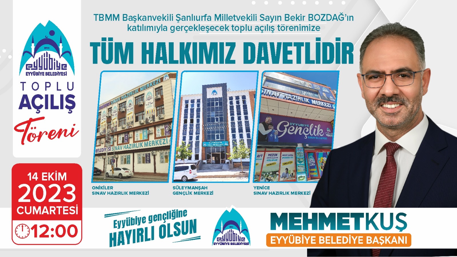 EYYÜBİYE’DE TOPLU AÇILIŞ TÖRENİ