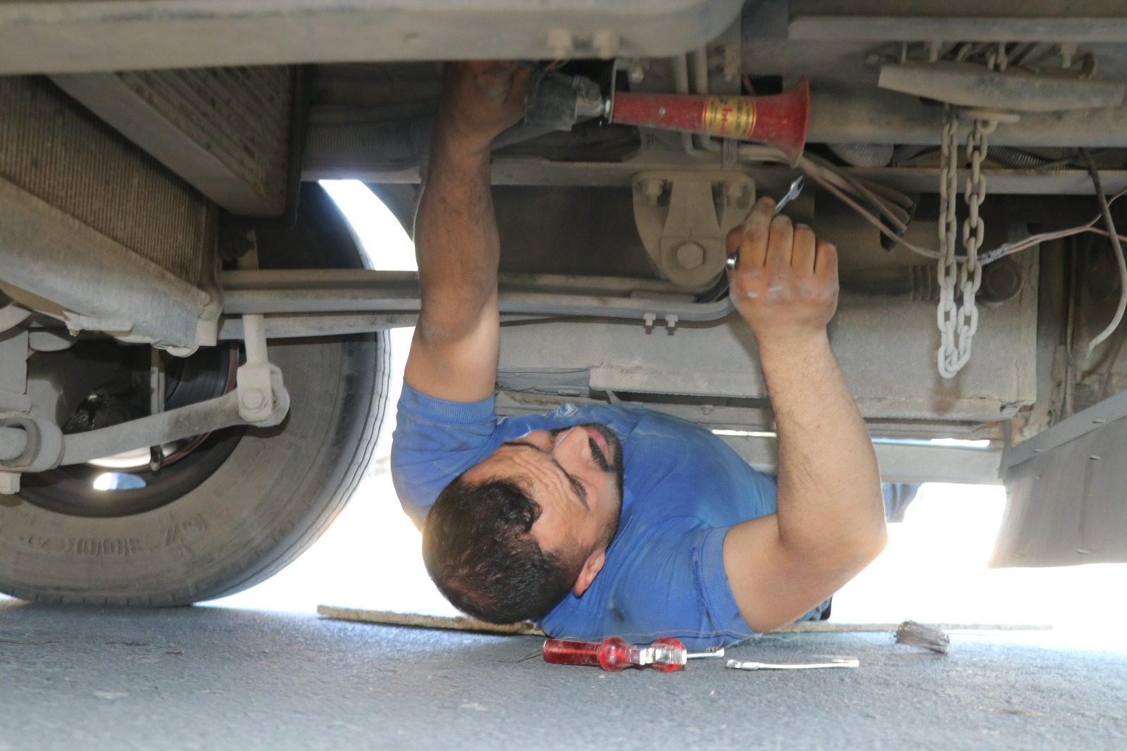 ZABITA EKİPLERİNDEN HAVALI KORNA DENETİMİ