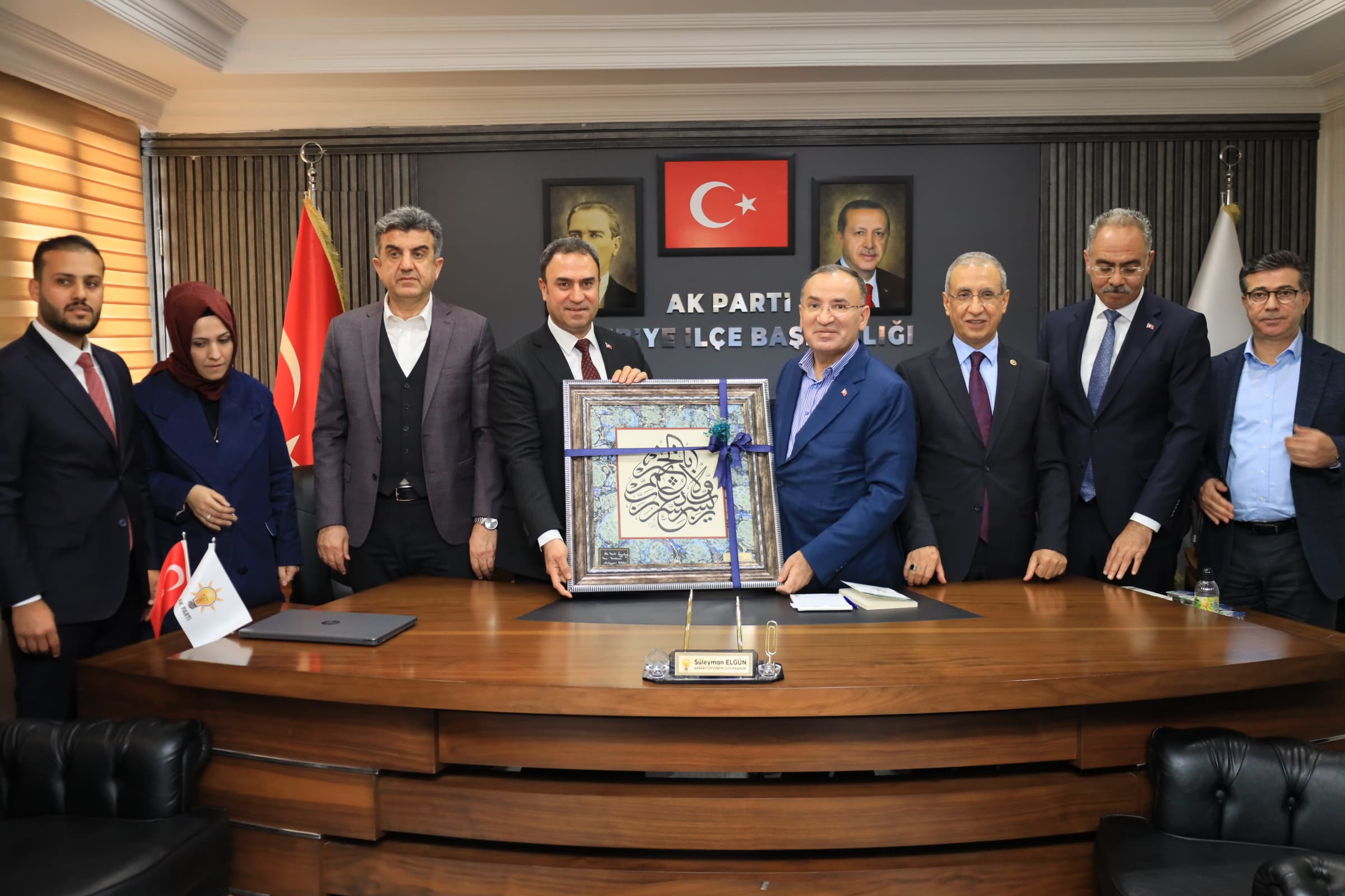 TBMM BAŞKANVEKİLİ BEKİR BOZDAĞ’DAN BAŞKAN ELGÜN’E ZİYARET