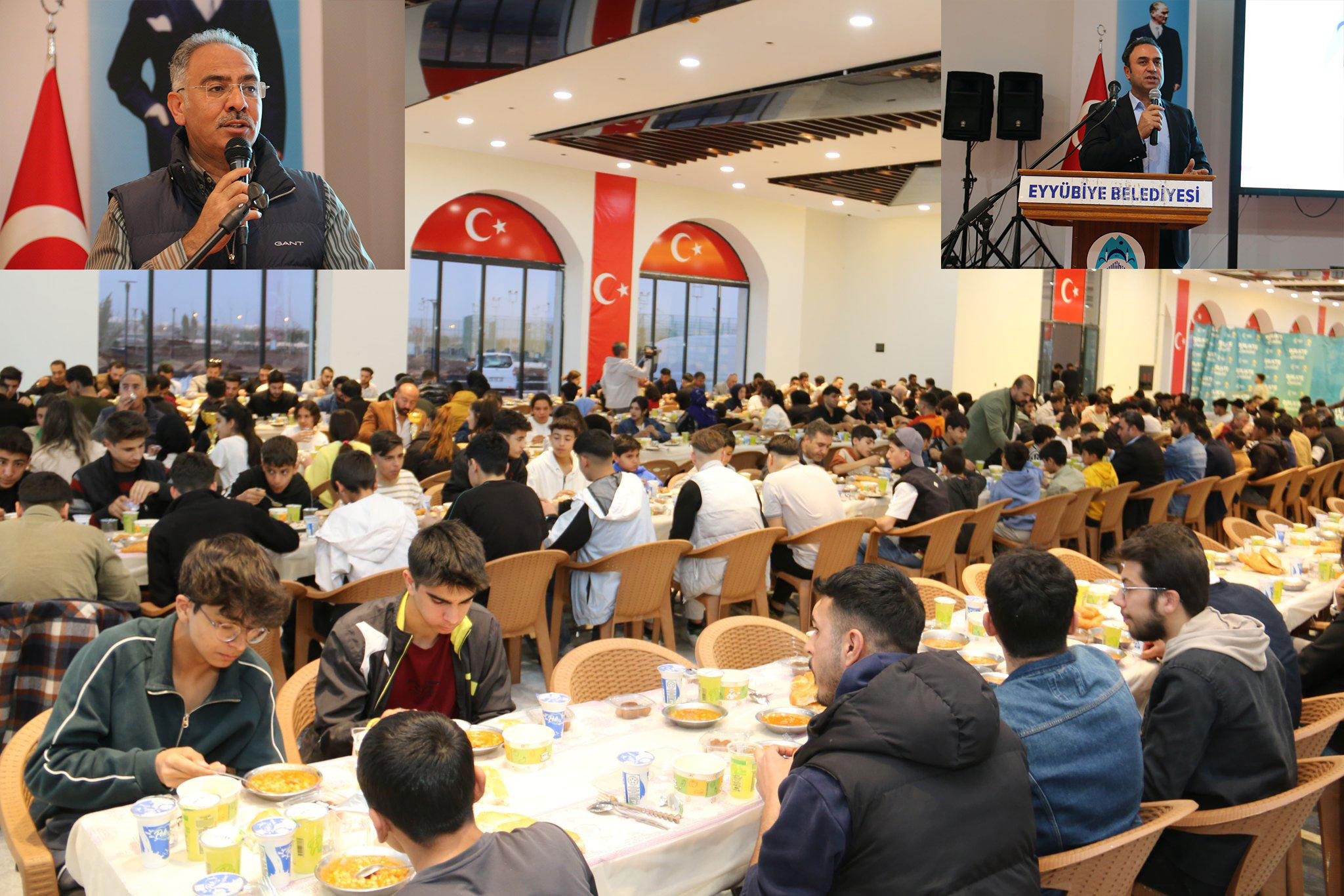 BAŞKAN KUŞ VE ELGÜN İFTARDA GENÇLERLE BULUŞTU