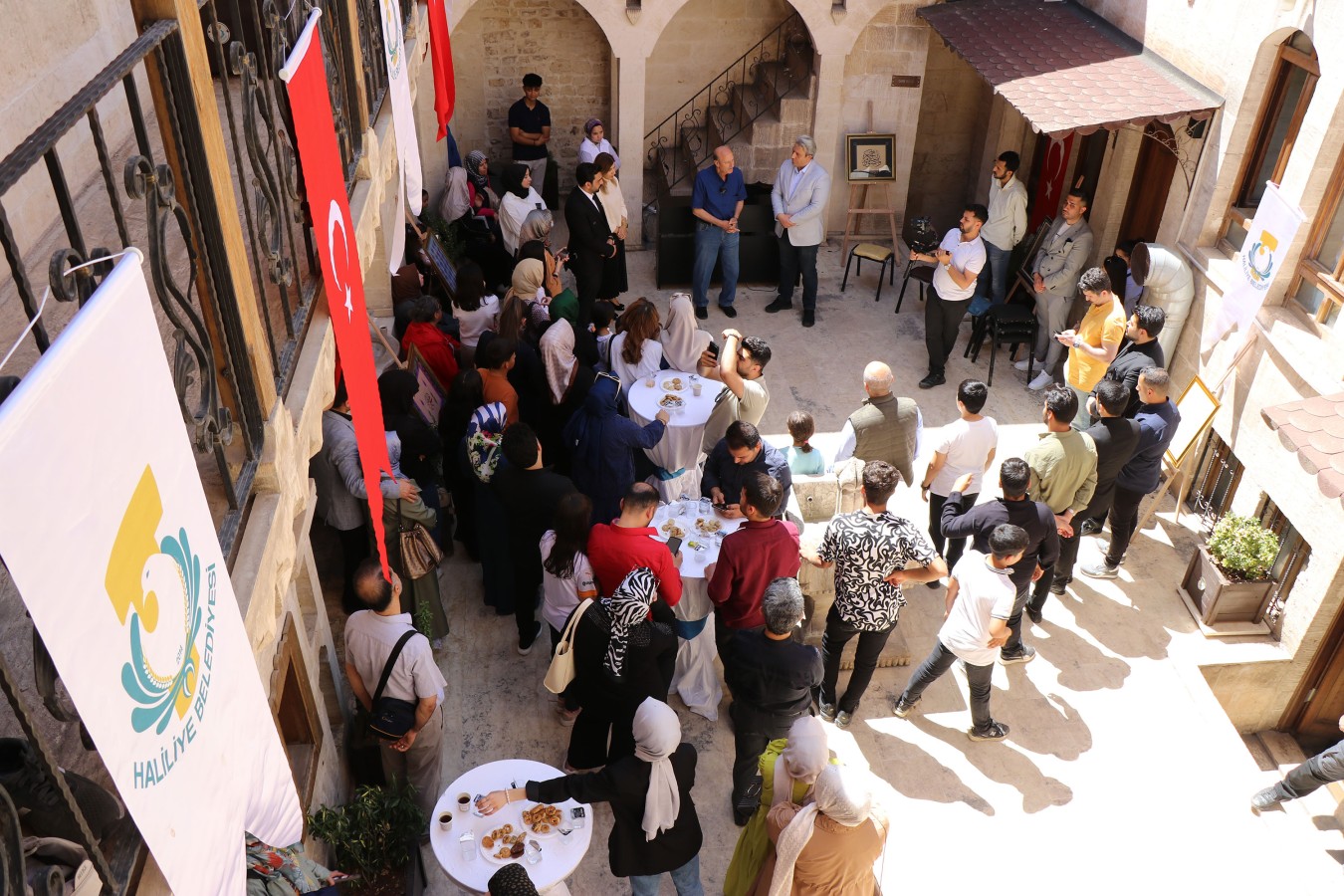 HALİLİYE'DE KURSİYERLERİN SERGİSİ GÖZ DOLDURDU