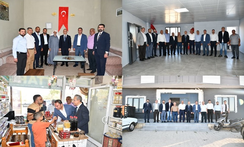 Vekil Dusak ve Başkan Elgün'den Eyyübiye İlçesinde Esnaf Buluşması