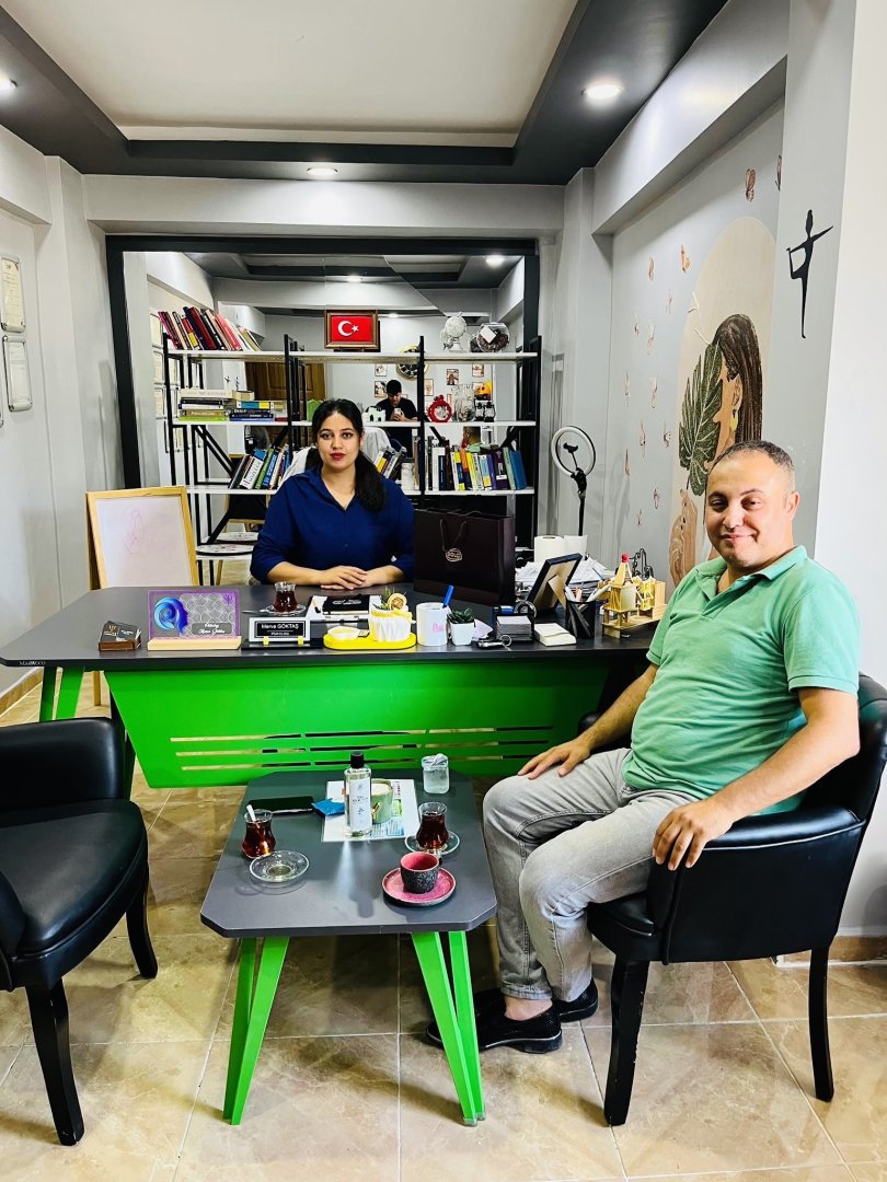 AHMET ENGÜL’DEN PSİKOLOG MERVE GÖKTAŞ’A ZİYARET