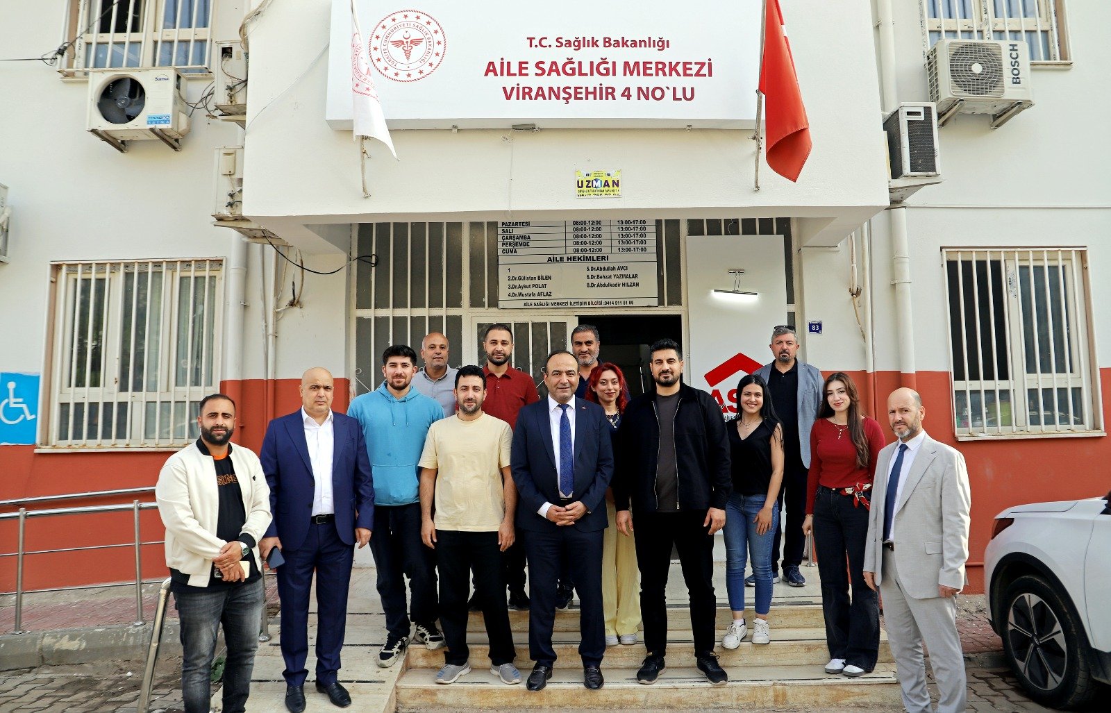 Şanlıurfa İl Sağlık Müdürü Doç. Dr. Erhan Berk, Viranşehir’de Sağlık Tesislerini Ziyaret Etti