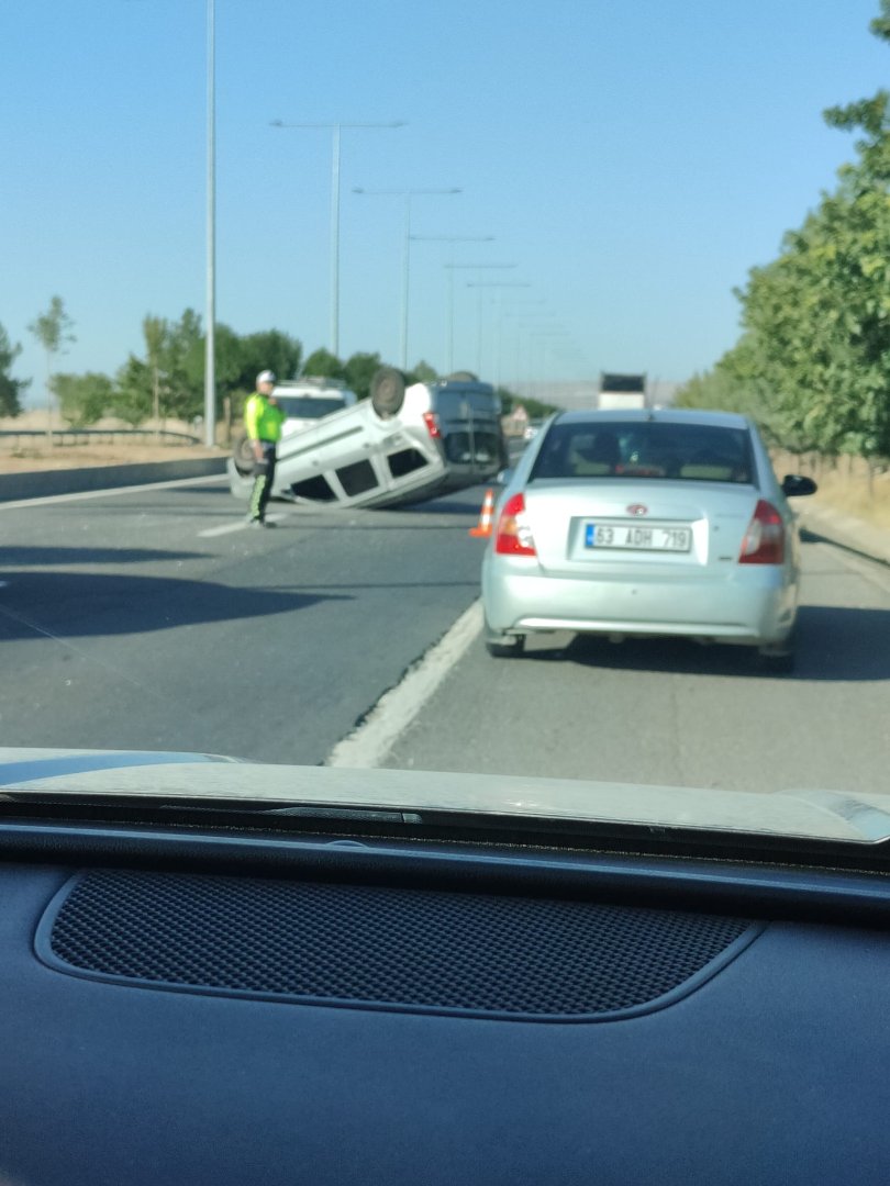 ŞANLIURFA KABAHAYDAR İSTİKAMETİNDE FECİ KAZA