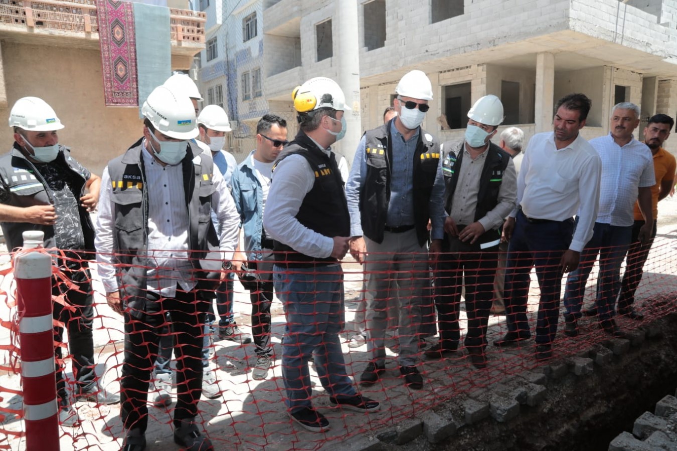 BAŞKAN KUŞ, DOĞALGAZ ÇALIŞMALARINI YERİNDE