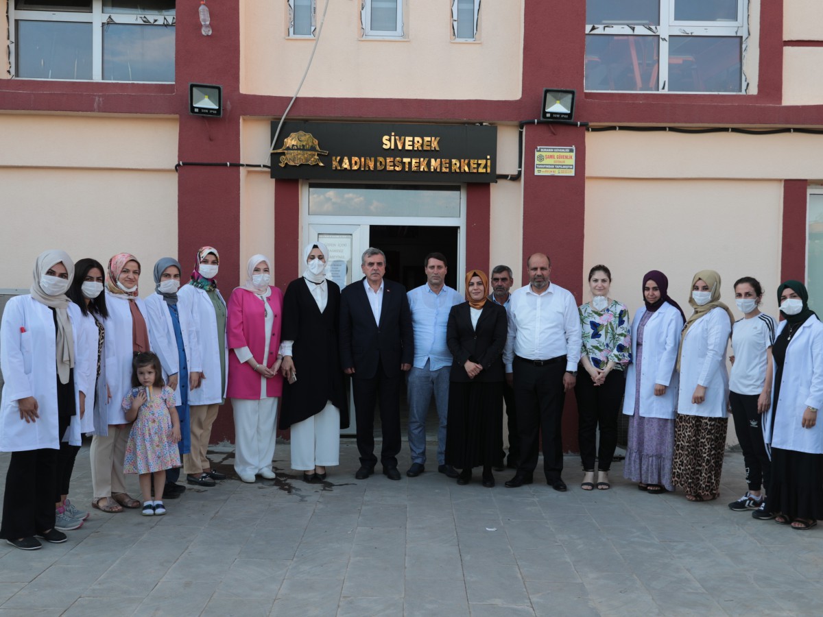 Başkan Beyazgül Siverek İlçesinde Temaslarda