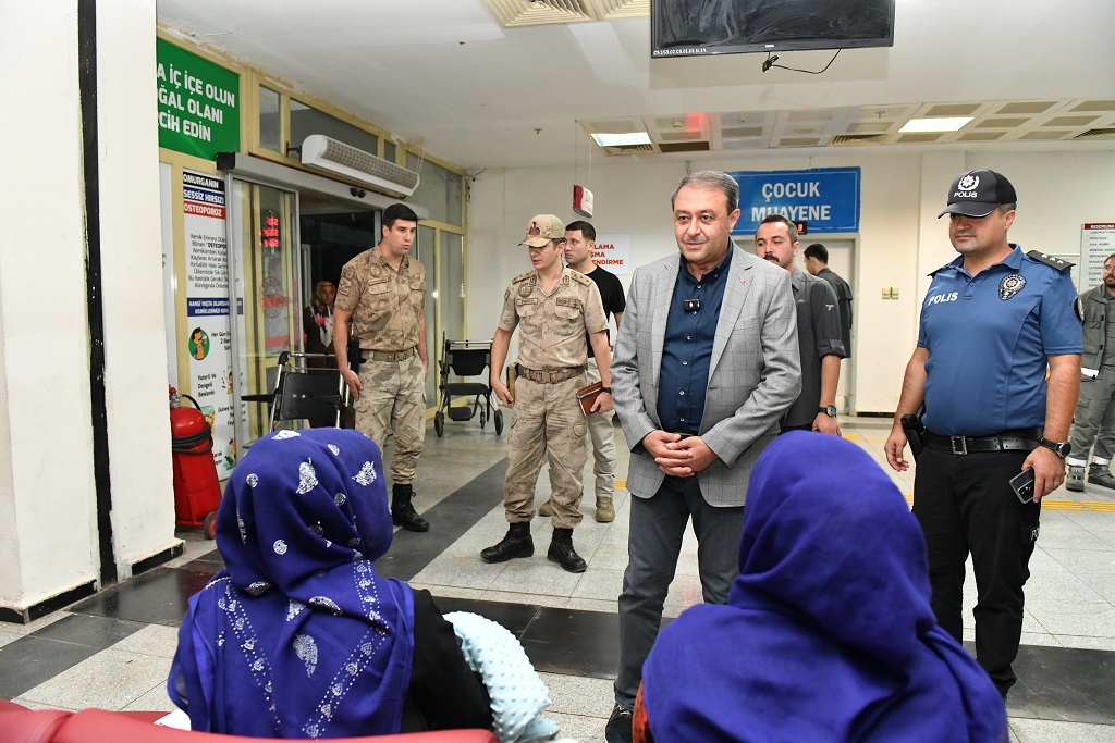 Vali Şıldak, Siverek Devlet Hastanesini Denetledi