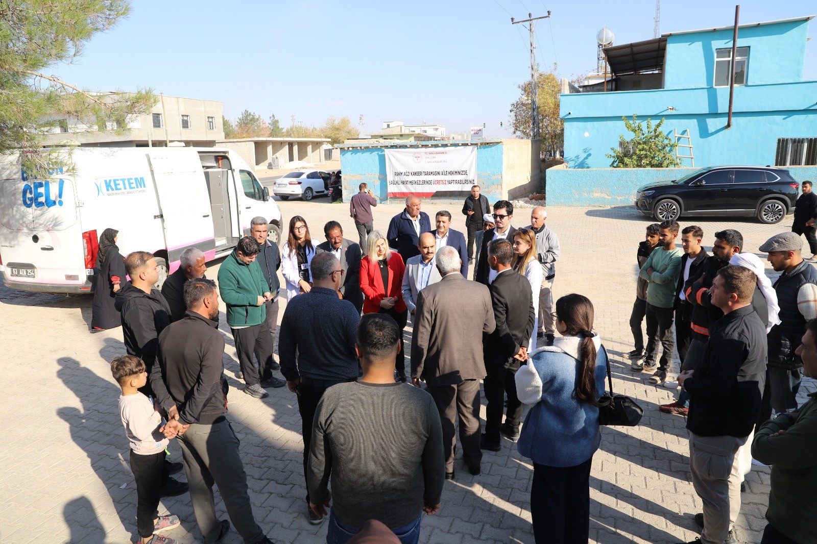 Şanlıurfa İl Sağlık Müdürlüğü’nden Arapça Anonsla KETEM