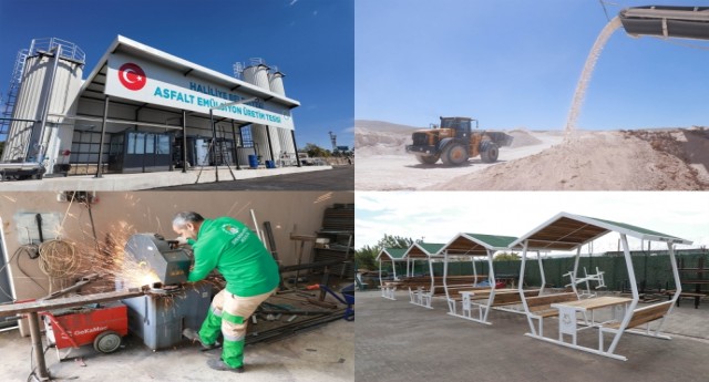 HALİLİYE BELEDİYESİ ÜRETİMLE HİZMETİ